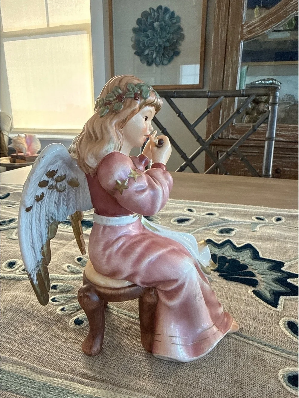 Goebel Weihnachten Angel Figurine Playing Flute